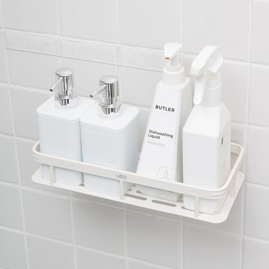 레토 무타공 욕실 화장실 선반 일자 코너형 LBR-SS01