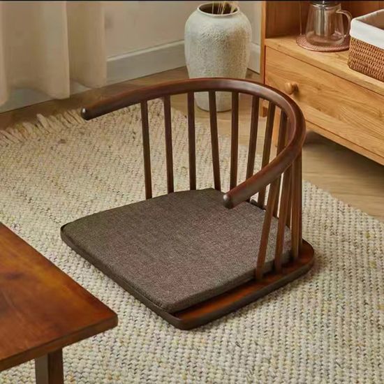 일식 원목 좌식 의자A (방석포함)