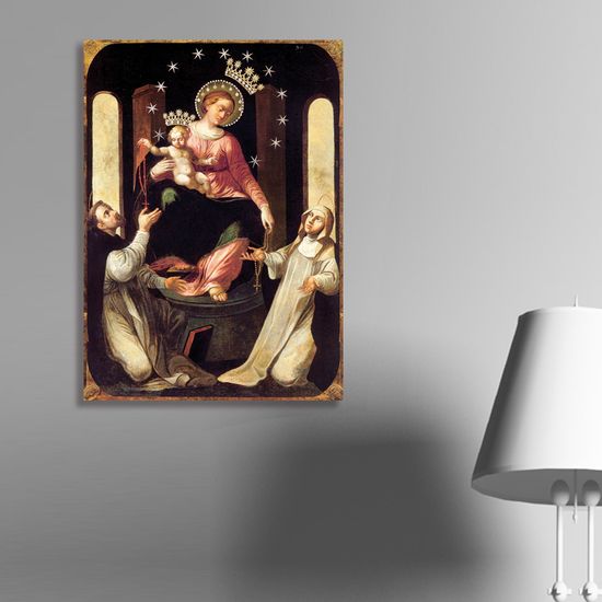 폼페이의 로사리오의 성모, 캔버스액자