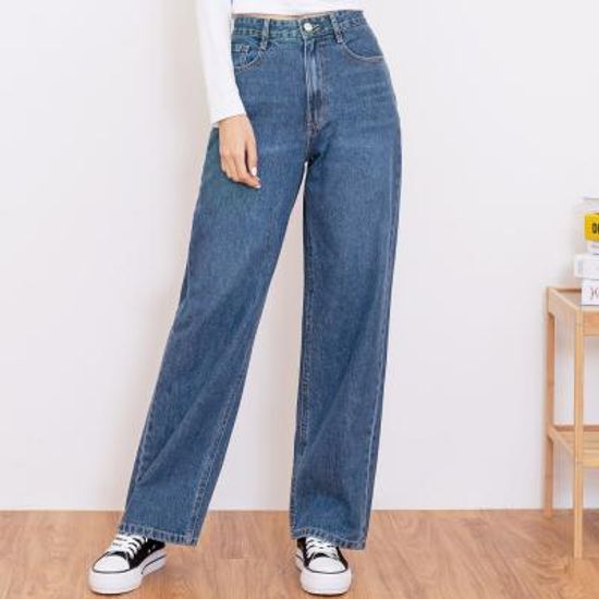 GNB 301-3 여자하이웨스트와이드청바지