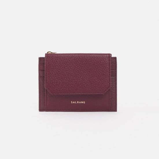 Reims 303S Cover card Wallet burgundy 커버 카드 월렛 버건디