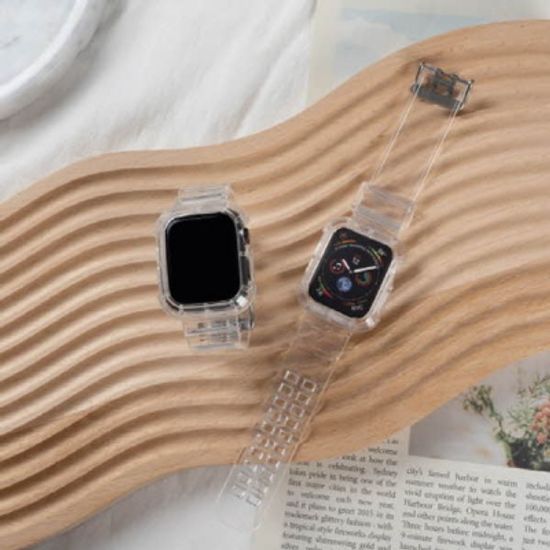 [오늘도착/필름증정] 애플워치 투명 클리어 스트랩 