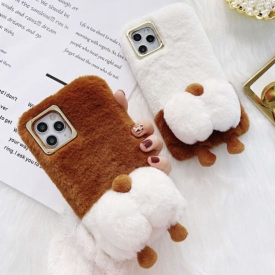 갤럭시 z플립4 z플립3 웰시코기 엉덩이 밍크 털케이스