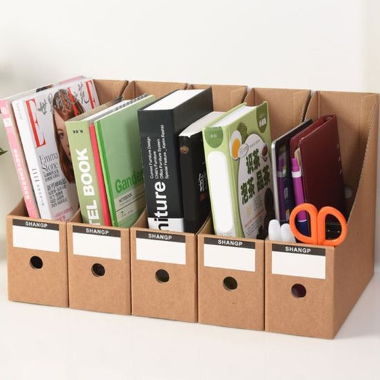 DIY 페이퍼 파일박스 5p세트(크라프트)