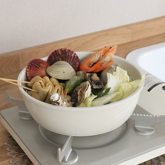 엔젤쿡 세라믹 코팅 탈착식 아이보리 쿡웨어세트 4p