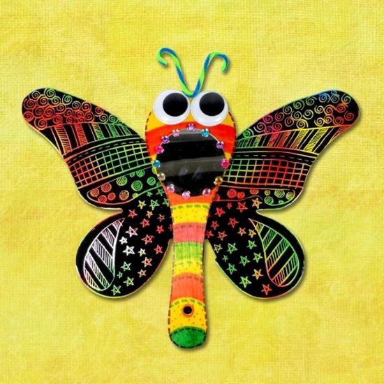 만들기대장 주걱 나비 거울 만들기(WFFOHKW)