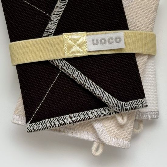 [유오코] 편지 카드지갑 [다크-브라운]