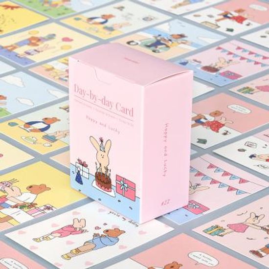 데이바이데이 카드 - Happy and Lucky