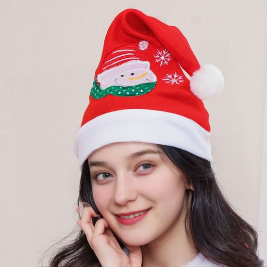 산타와 친구들 크리스마스 모자 이벤트 눈사람 성탄절