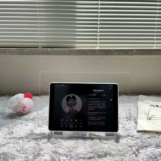 투명 아크릴 눕서대 패드 거치대 독서대 받침대 2size