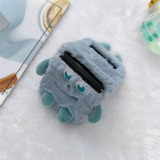 갤럭시 z플립 4 3 예쁜 곰돌이 몬스터 인형 털 케이스