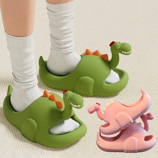 귀여운 3D 공룡 캐릭터 슬리퍼 거실화 욕실화 실내화