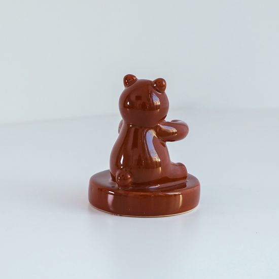 세라믹 곰돌이 펜홀더 칫솔꽂이