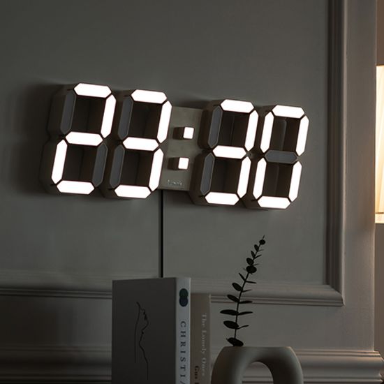 루나리스 그랑데 GPS 수신 LED 벽시계 54cm