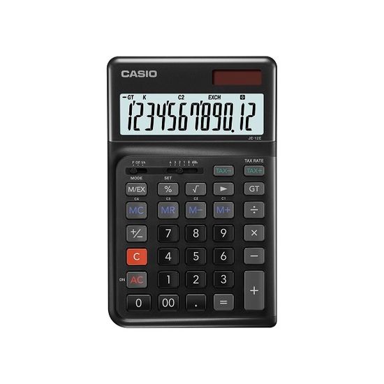 카시오 인체공학 계산기 JE-12E