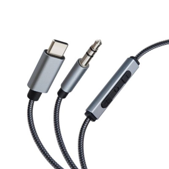 C타입 to AUX 3.5mm 오디오 케이블 1미터 LCIH095