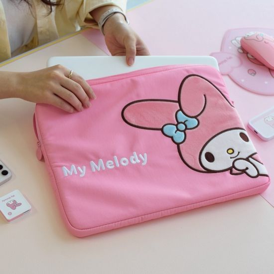 마이멜로디 자수 노트북파우치13인치