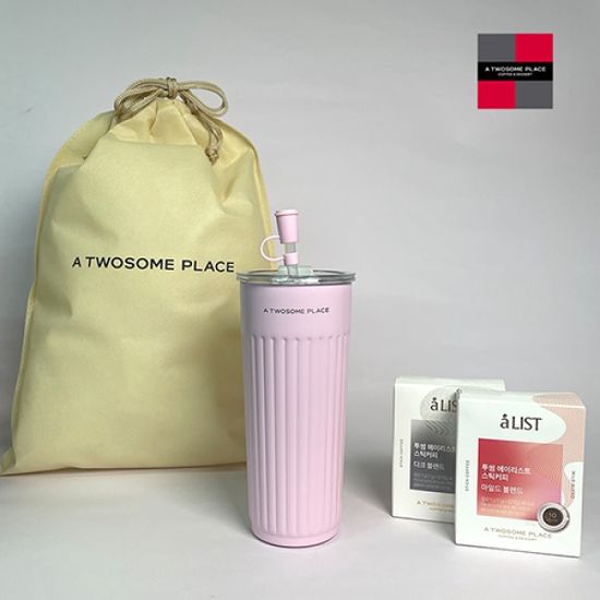 투썸플레이스 스트라이프 텀블러 기프트세트 색상 택1
