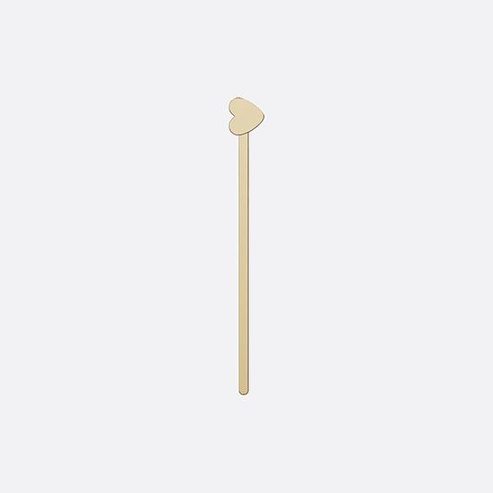 스테인리스 미니 하트 책갈피 (골드)