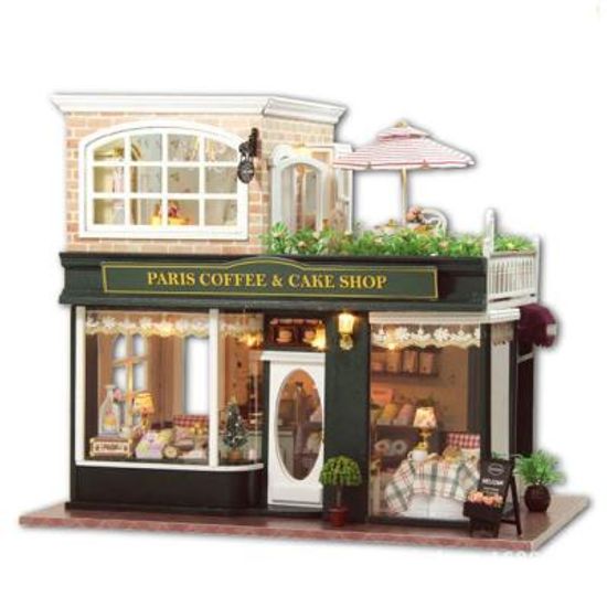 [adico]DIY미니어처 풀하우스 - 파리 커피 케익샵