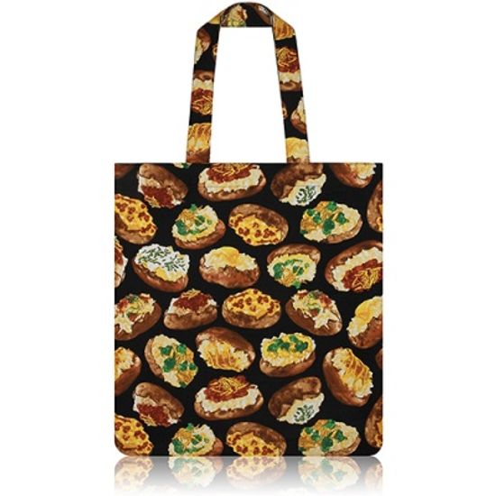 nother Loaded Baked Potato Flat Tote Bag / 나더 베이크 포테이토 토트백