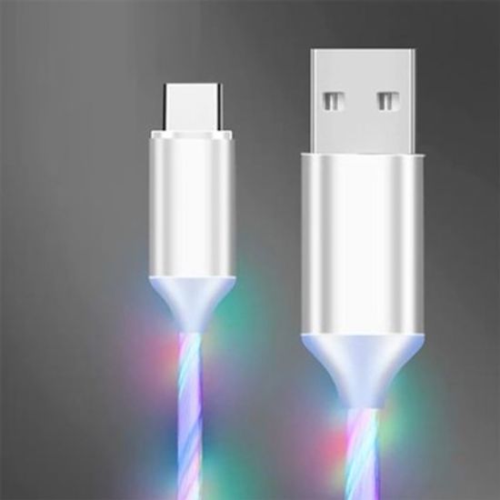 LED 발광 C타입 고속 충전케이블 1M 데이터송신