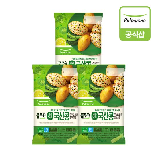 풀무원 국산콩유부초밥 165g x 3개