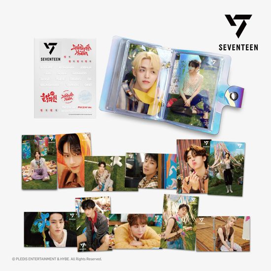 세븐틴 HEAVEN PM 2:14 렌티큘러 미니카드&바인더
