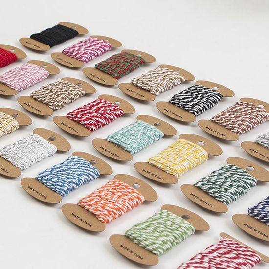 투톤 칼라 트와인 끈 선물 포장 박스 지끈 컬러 21종