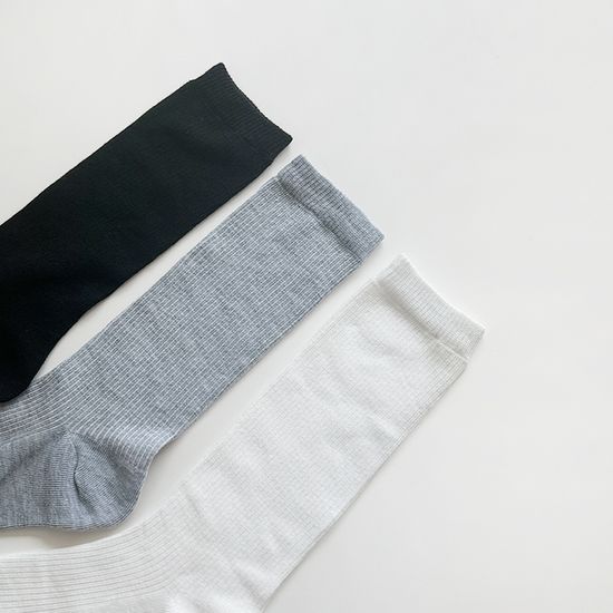 데일리 골지 롱롱 양말 1+1+1