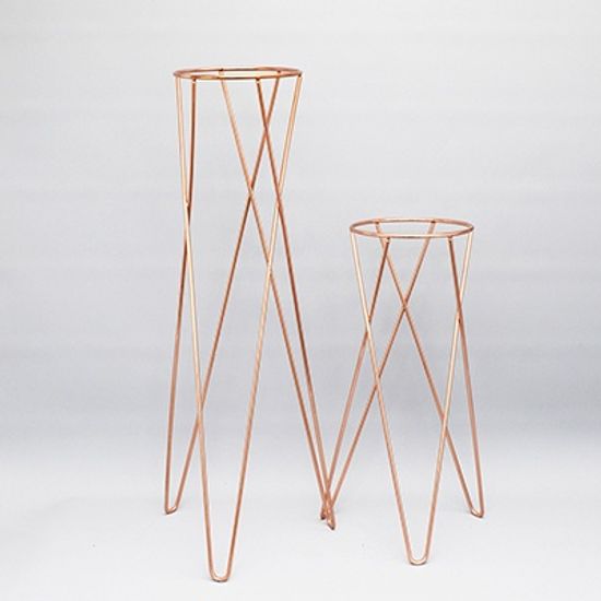 샤이니 화분 스탠드(L)-14.5(지름) x 40cm