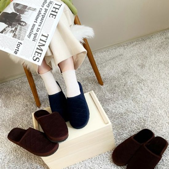 [1+1] 겨울 누빔 슬리퍼