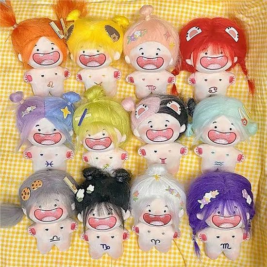 DIY 별자리 인형 머리 뜨개 옷 꾸미기 키링 가방 장식