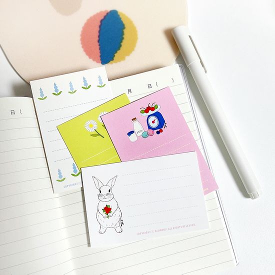 미니 메시지 카드 4종