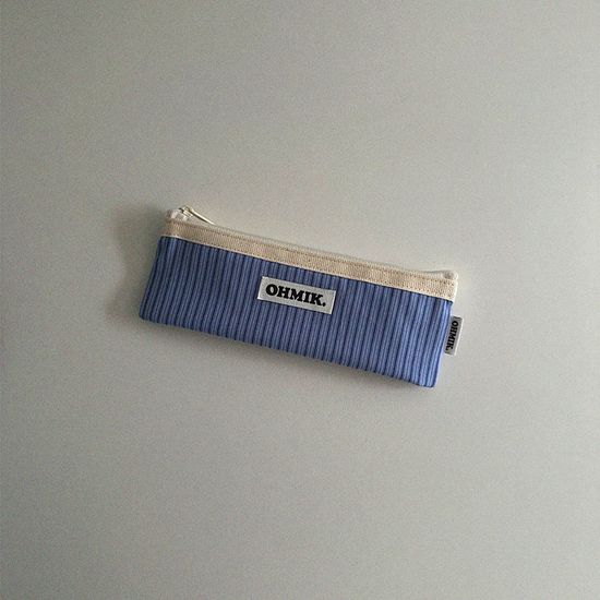 Pencil Pouch - Blue Stripe [000]
