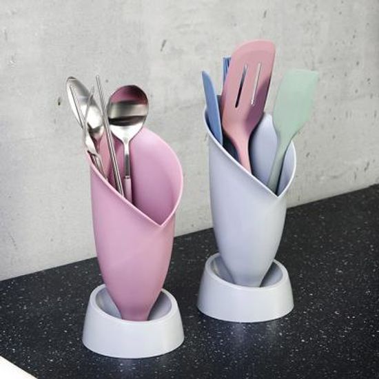 물이 잘빠지는 릴리 물빠짐 수저통