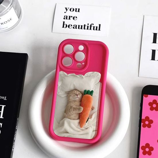 아이폰15 14 13 12 11 잠자는 아기 고양이 젤리케이스