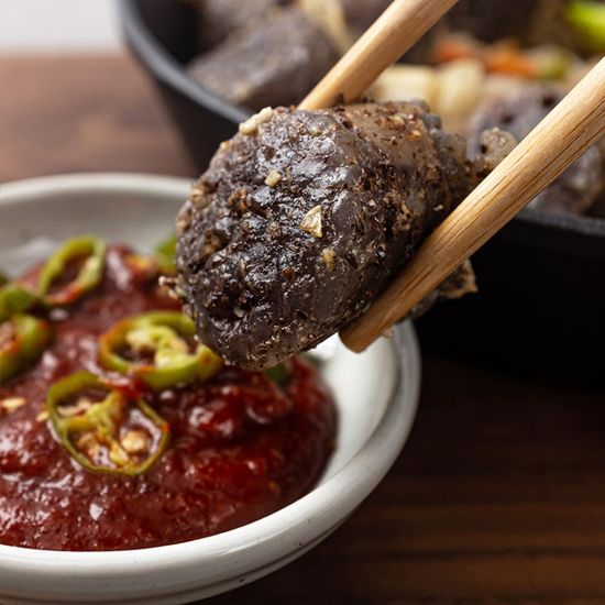 [순댕이] 30년전통 쫀득한 토종순대1kg+김치순대1kg