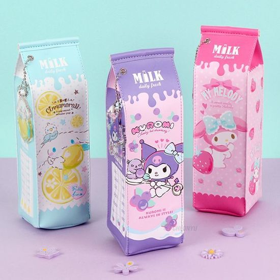[산리오] 산리오 밀크팩 필통 (랜덤발송)
