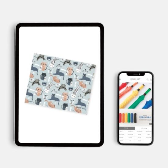 [주문제작]안경닦이 패턴 고양이를부탁해