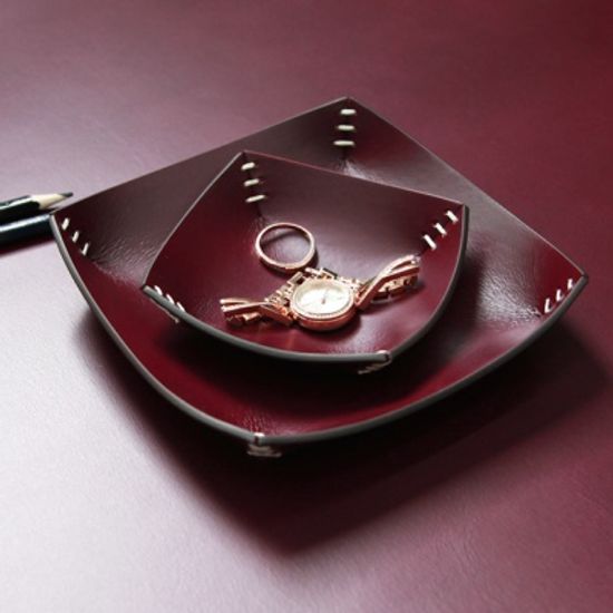 가죽트레이 악세사리 소품 정리 다용도 보관함(Small)