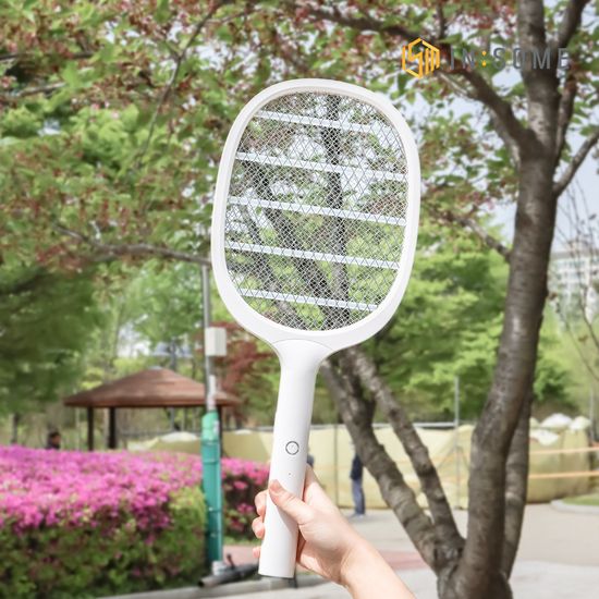 인썸 충전식 전기모기채 해충파리채 IMD-400