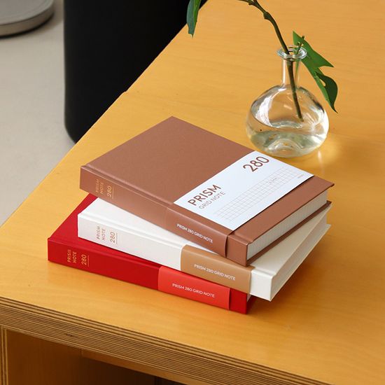 프리즘 280 모눈 양장 노트 (B6, 32절)