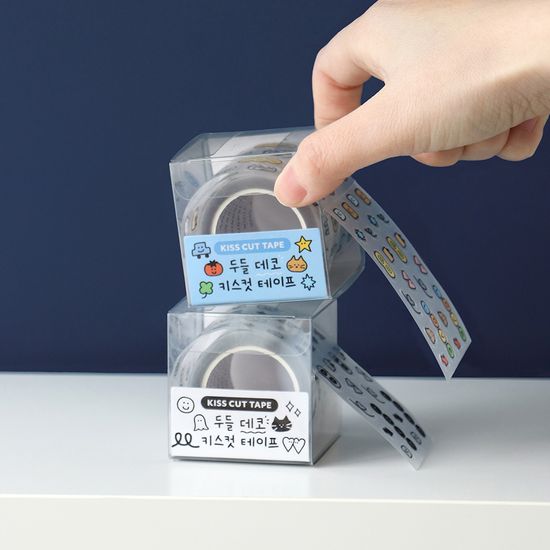 아이코닉 두들 데코 키스컷 테이프