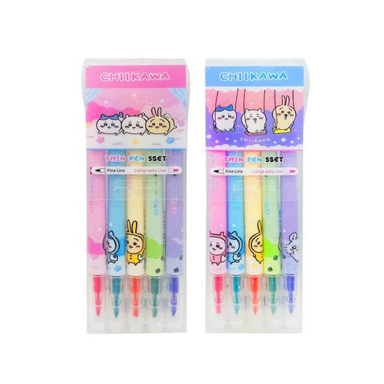 먼작귀 치이카와 트윈펜 5색 랜덤C29785