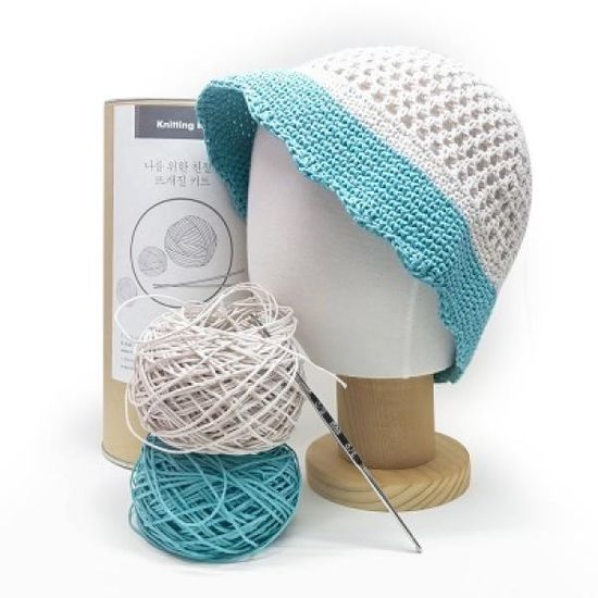 아기 바캉스 버킷햇 - Knitting Kit