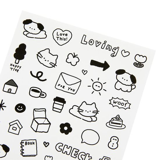 아트박스 화이트 투명창 지함(중)