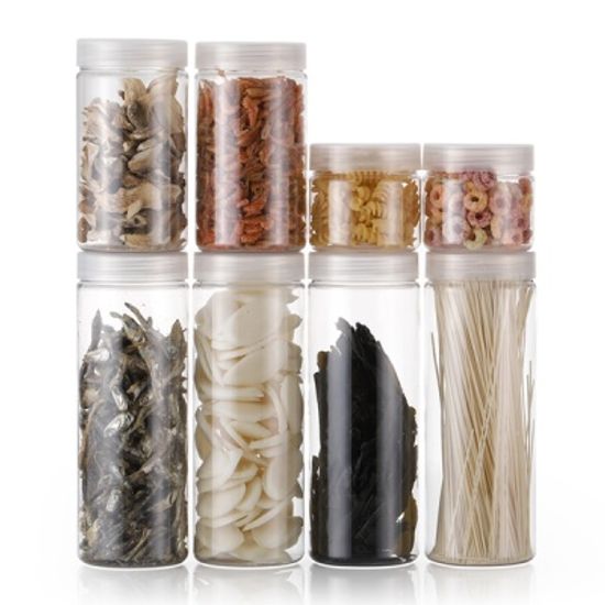 냉장고 원형 보관용기 기본형 8p(대4 중2 소2)+스티커