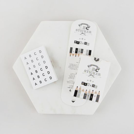 알파벳 스티커팩-03 펜슬