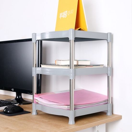 센스 다용도 3단 수납장